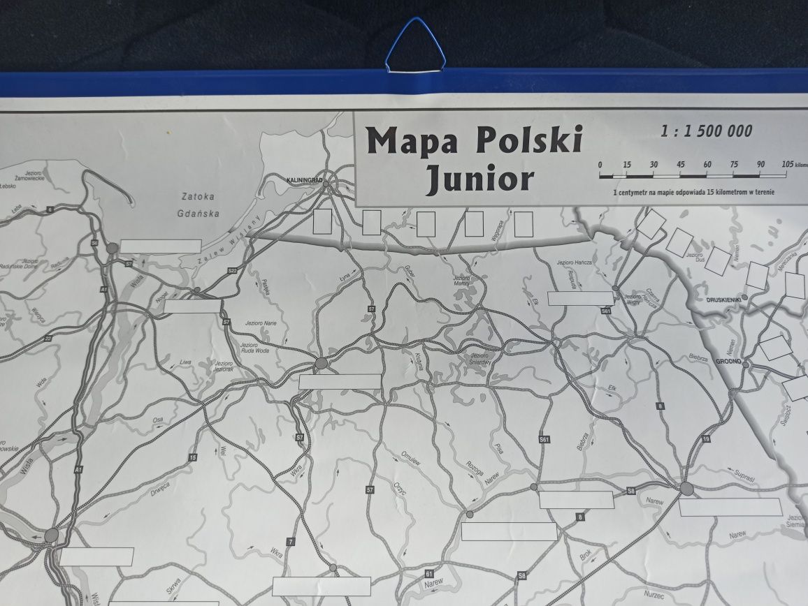Mapa Polski Junior plakat