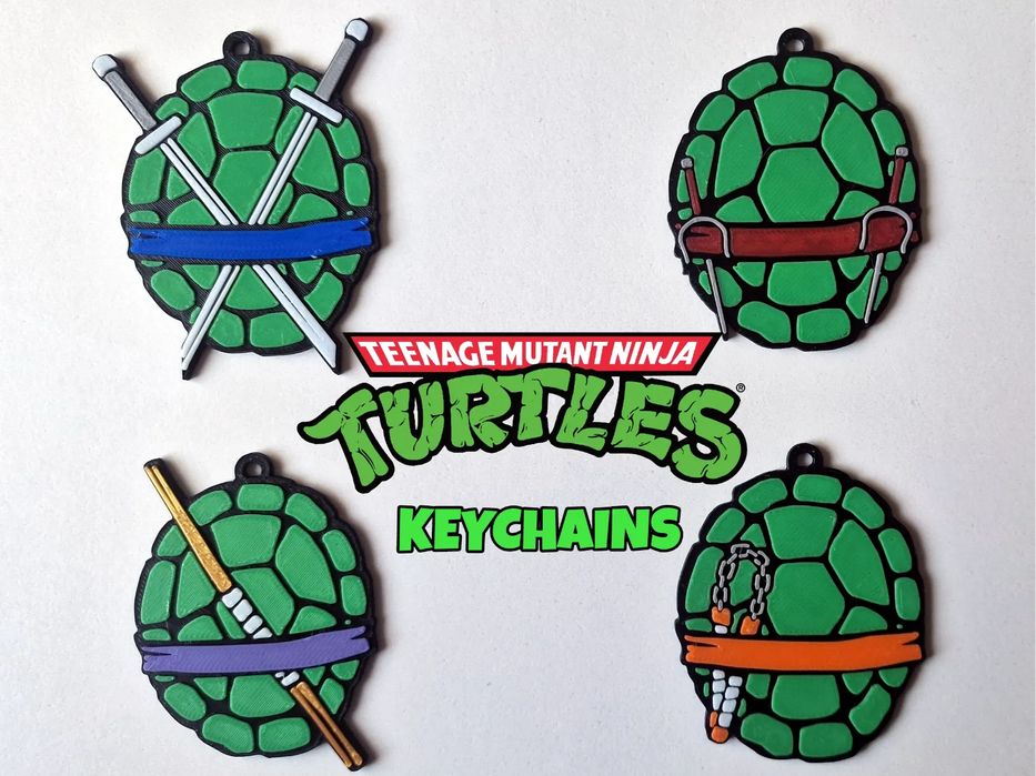 Llaveros Carapaça das Tartarugas Ninja