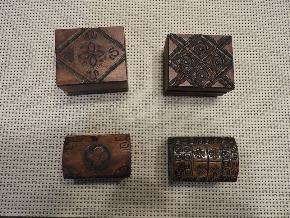 Szkatułki drewniane