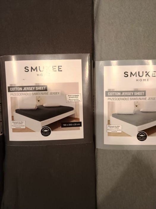 Nowe prześcieradła 160x200cm