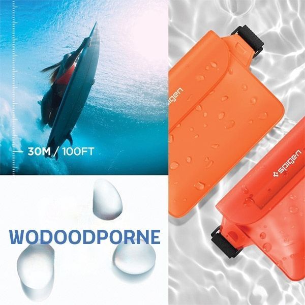 Spigen Uniwersalna Wodoodporna Saszetka A620 Sunset Orange