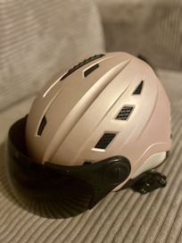 Kask narciarski 4f z szybą, r.S