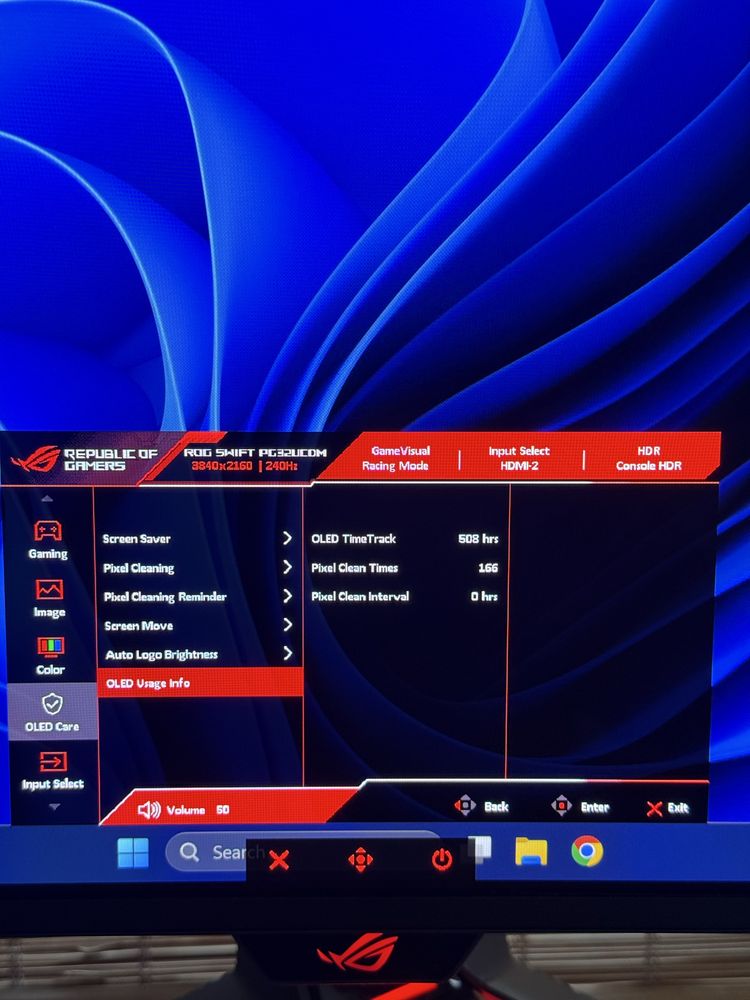 Asus Rog Swift PG32UCDM 32” 4K OLED 240Hz