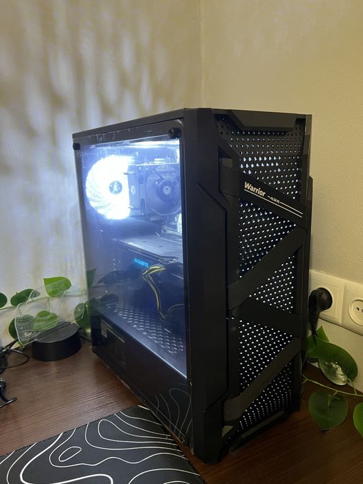 Продам ігровий пк відеокарта рх5500хт проц р5 5500 озу 16гб ддр4