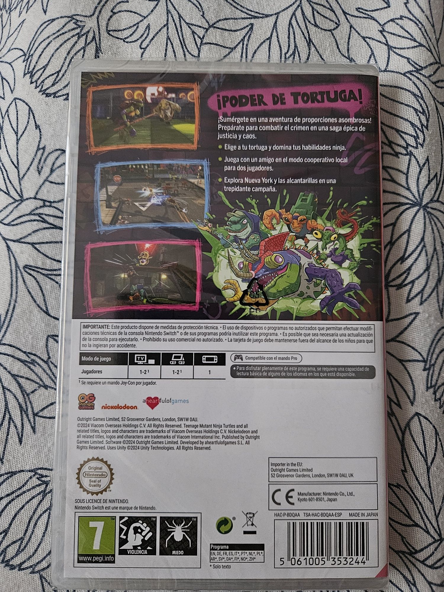 [SELADO] Jogo Teenage Mutant Ninja Turtles para nintendo switch