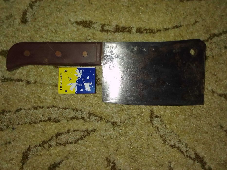 Топорик для рубки мяса костей - ручная работа - клеймо