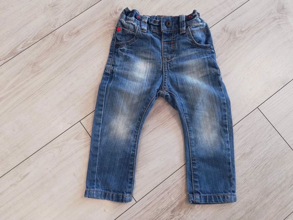 Spodnie dla chłopca rozmiar 74 80 cm - zestaw 3 par spodni H&M MAYORAL