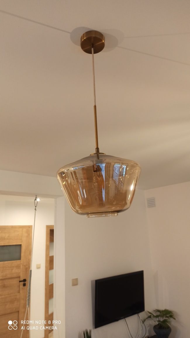 Lampa sufitowe szklana