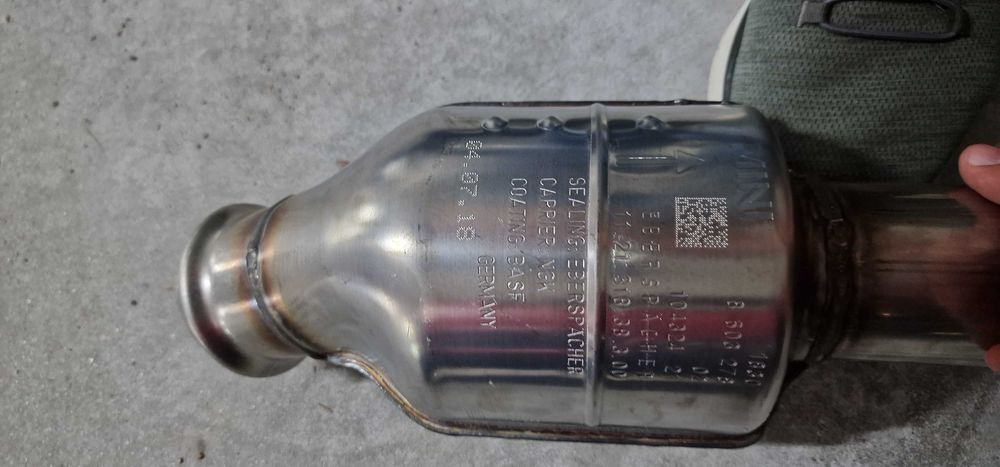 Escape Mini F6/F57  - tubo frontal 18.30.235.9647 sem silenciador
