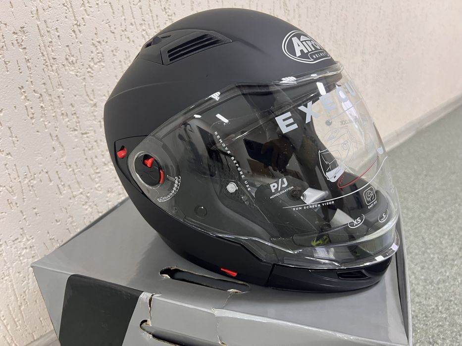 Мото шолом Airoh black matt agv шлем оригінал Italy