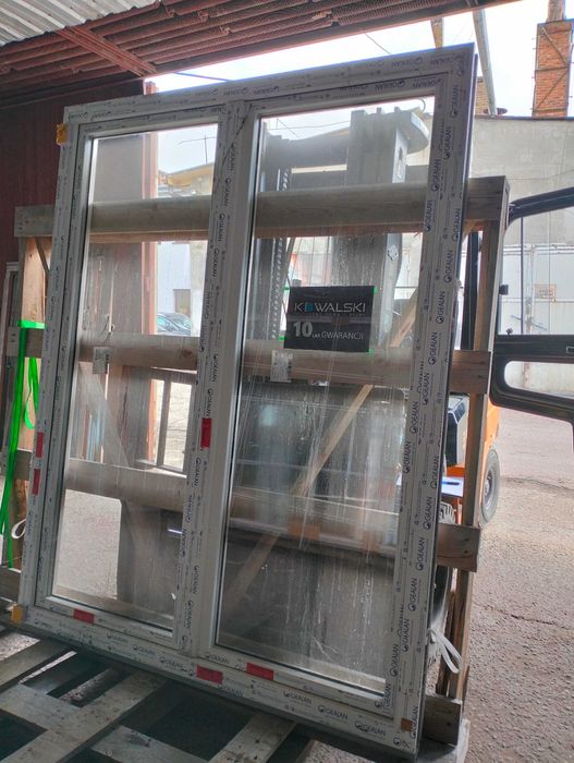 Okno 1560 x 2010 biały 2 szyby #OK124