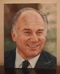 SAR Prince Aga Khan - Óleo sobre tela