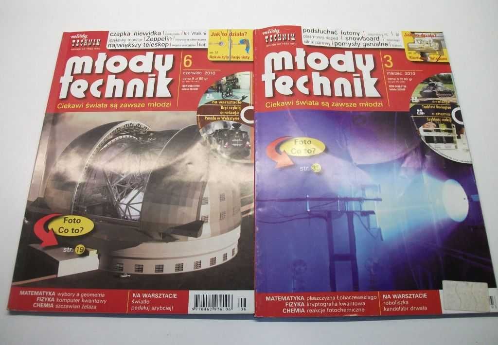 Młody Technik rocznik 2010 nr: 3, 6 z płytami