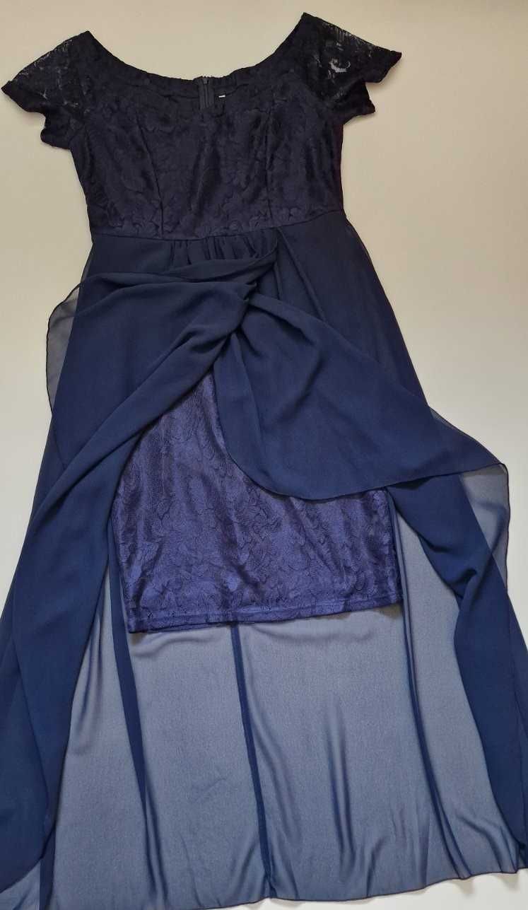 Вечірня жіноча сукня довга синя плаття нарядне
