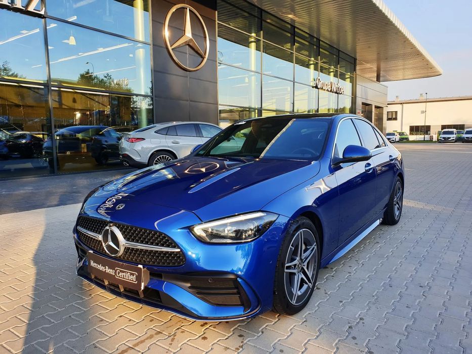Mercedes-Benz Klasa C 220 d AMG 200 KM 9G Tronic, Kamera 360, Panorama, Salon Polska