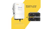 Комплект резервного живлення (ДБЖ) №4 SOLIS 10 квт + SUEN 10,24 квт