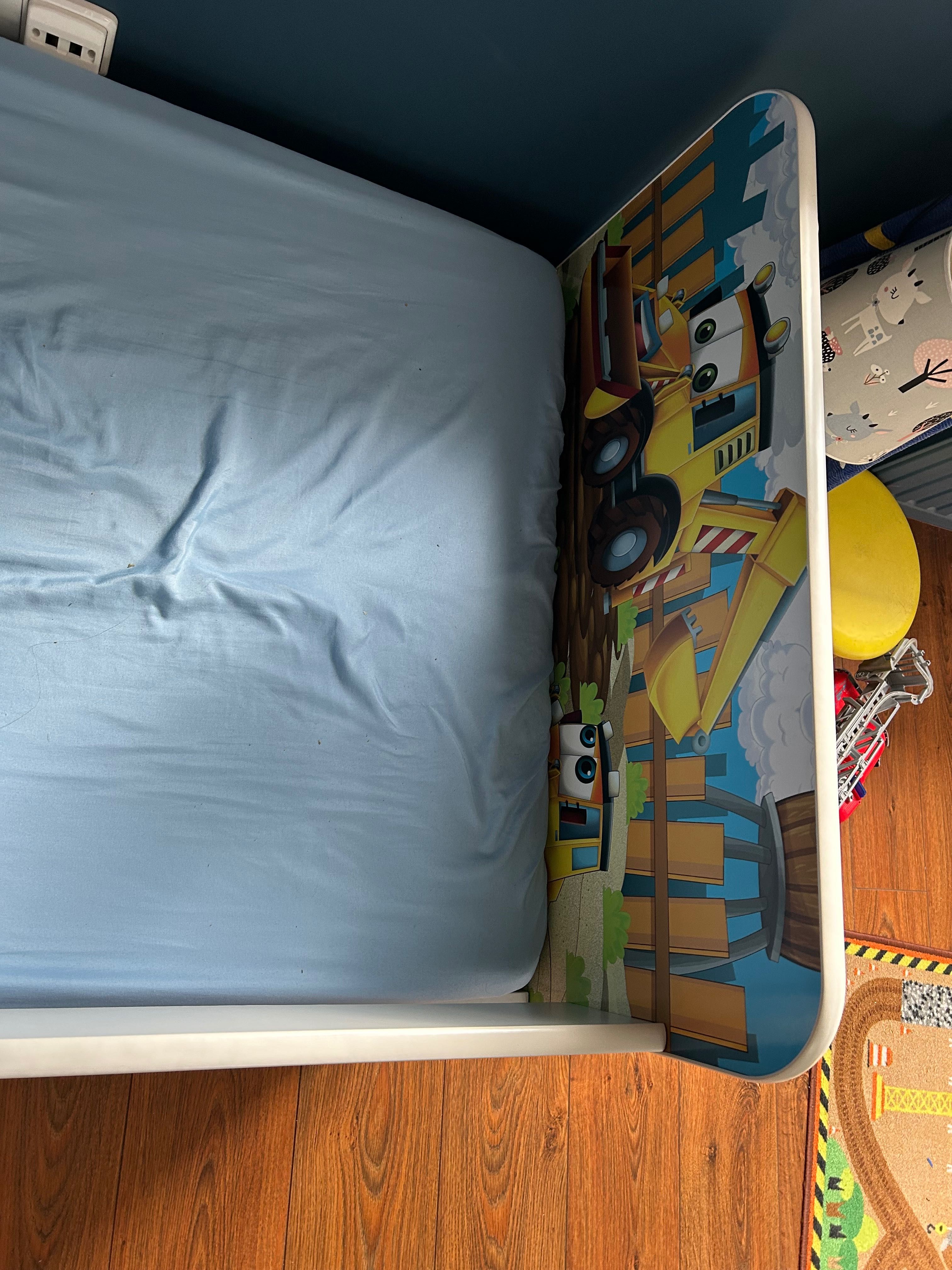 Łóżko dziecięce z koparką 160x80
