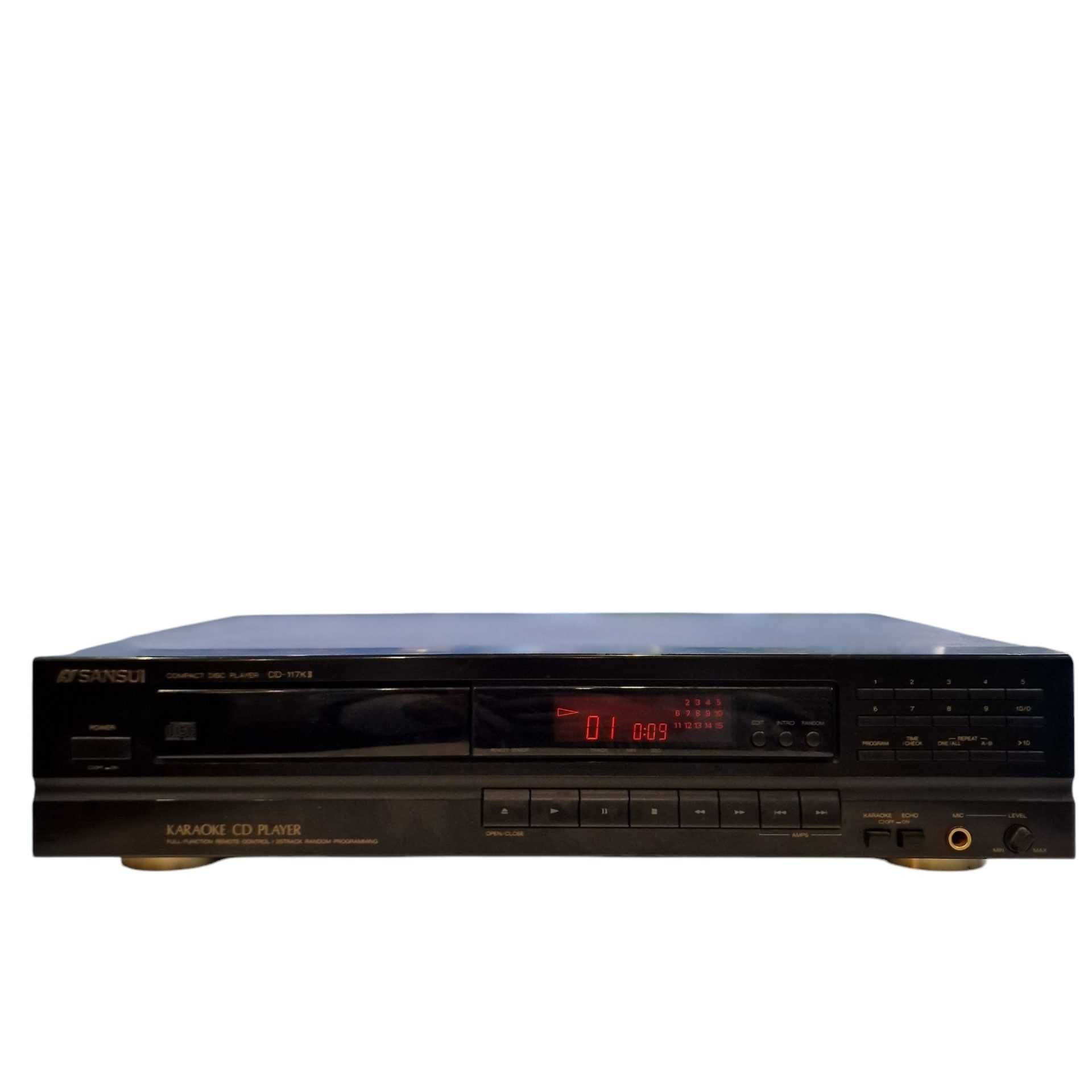 Leitor de CD Sansui CD-117KII – Som Hi-Fi de Alta Qualidade