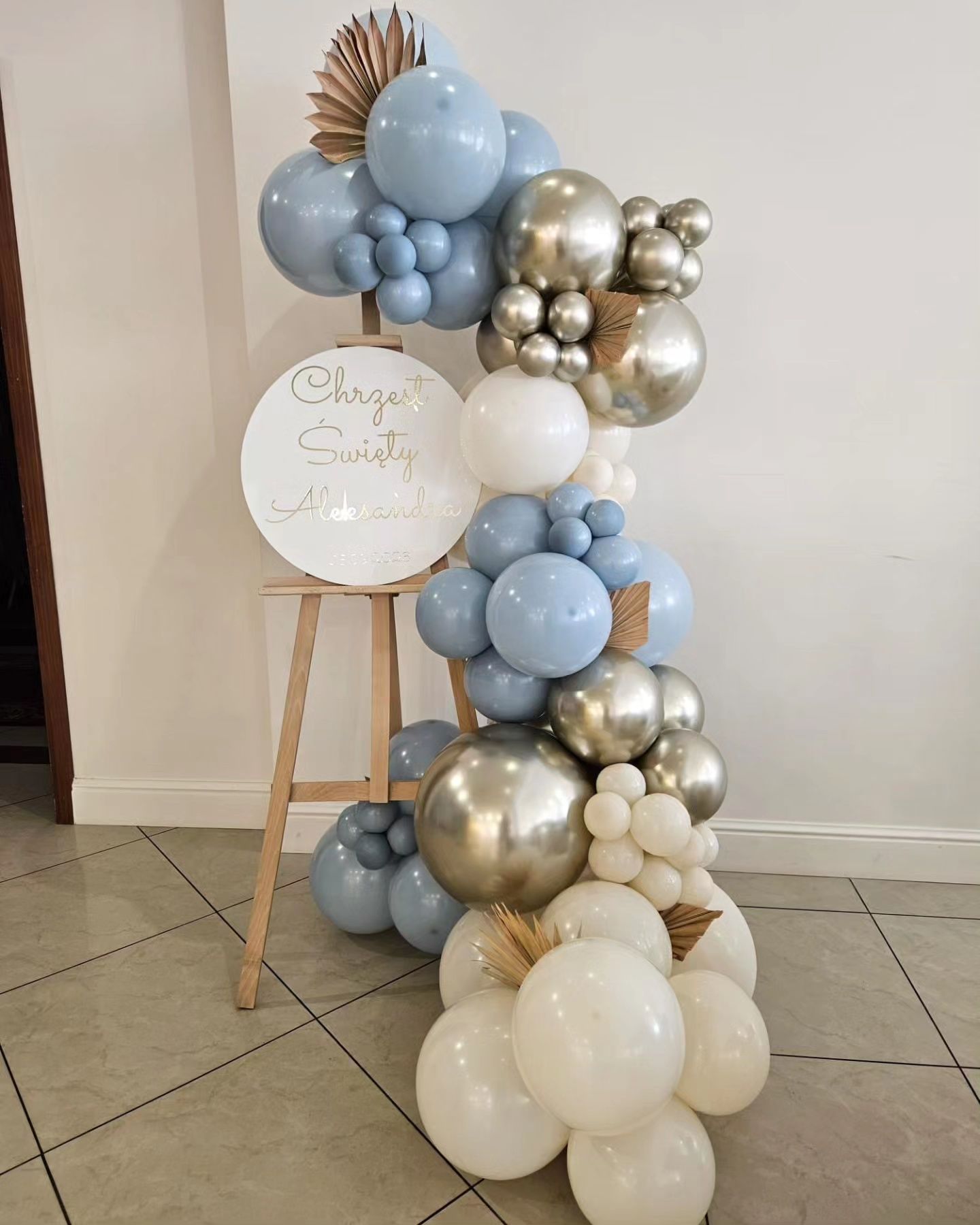 Ścianka do zdjęć balonowa,balony Lublin-imprezy,chrzciny,komunia