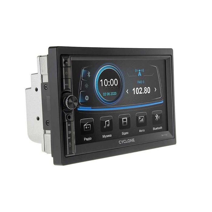 Автомагнитола 2DIN  CYCLONE MP-7124