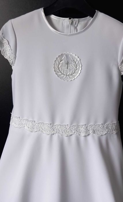 Sukienka komunijna, dwa bolerka