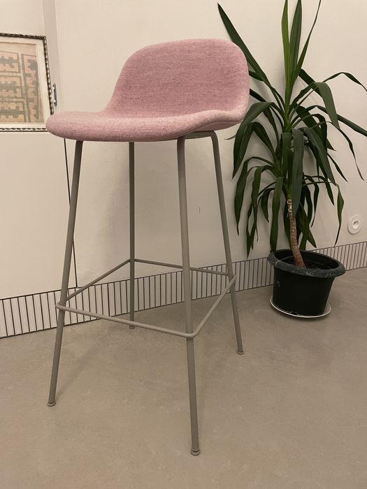 Hoker krzesło stołek do wyspy muuto fiber pink hay audo normann nowe