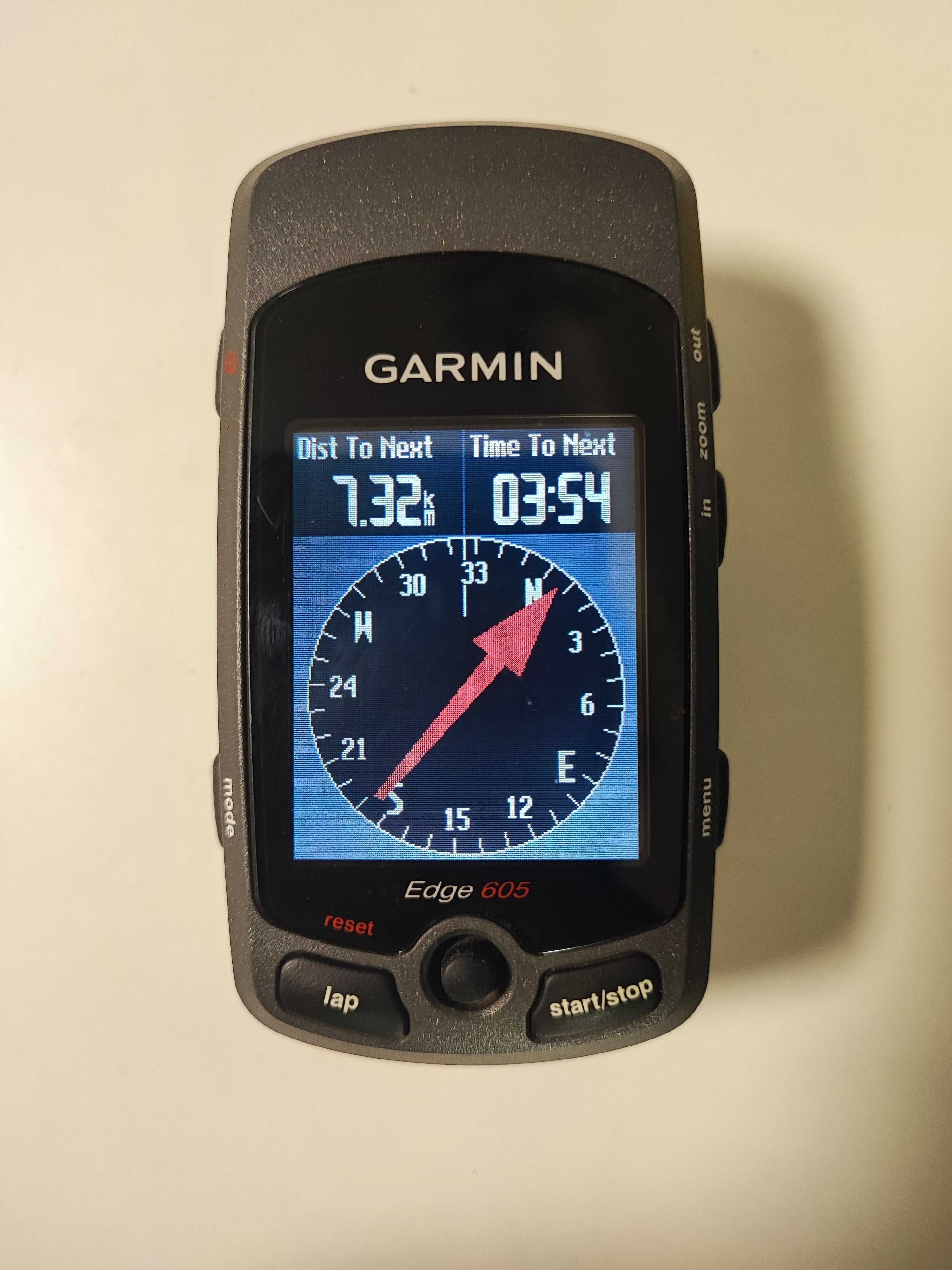 Велокомпьютер Garmin Edge 605 с GPS приемником, отличное состояние