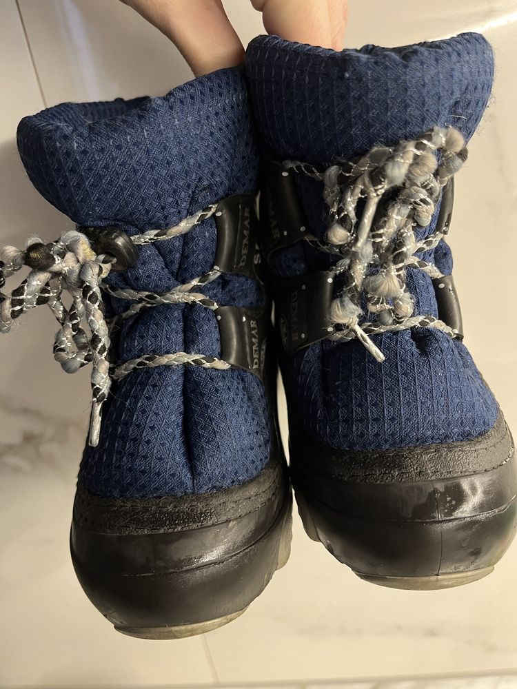 Demar  зимові ботиночки на хлопчика 24-25 розмір