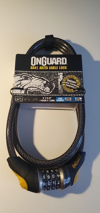Linka zabezpieczenie rowerowe Akita Onguard