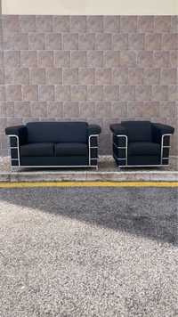 Set of sofas of 1 and 2 seats