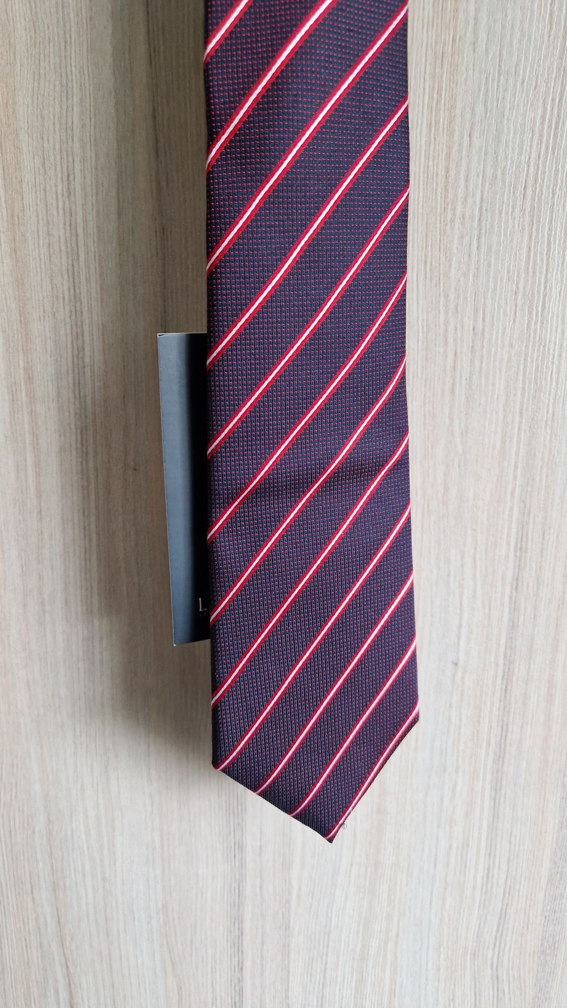 Nowy krawat Lambert bordo