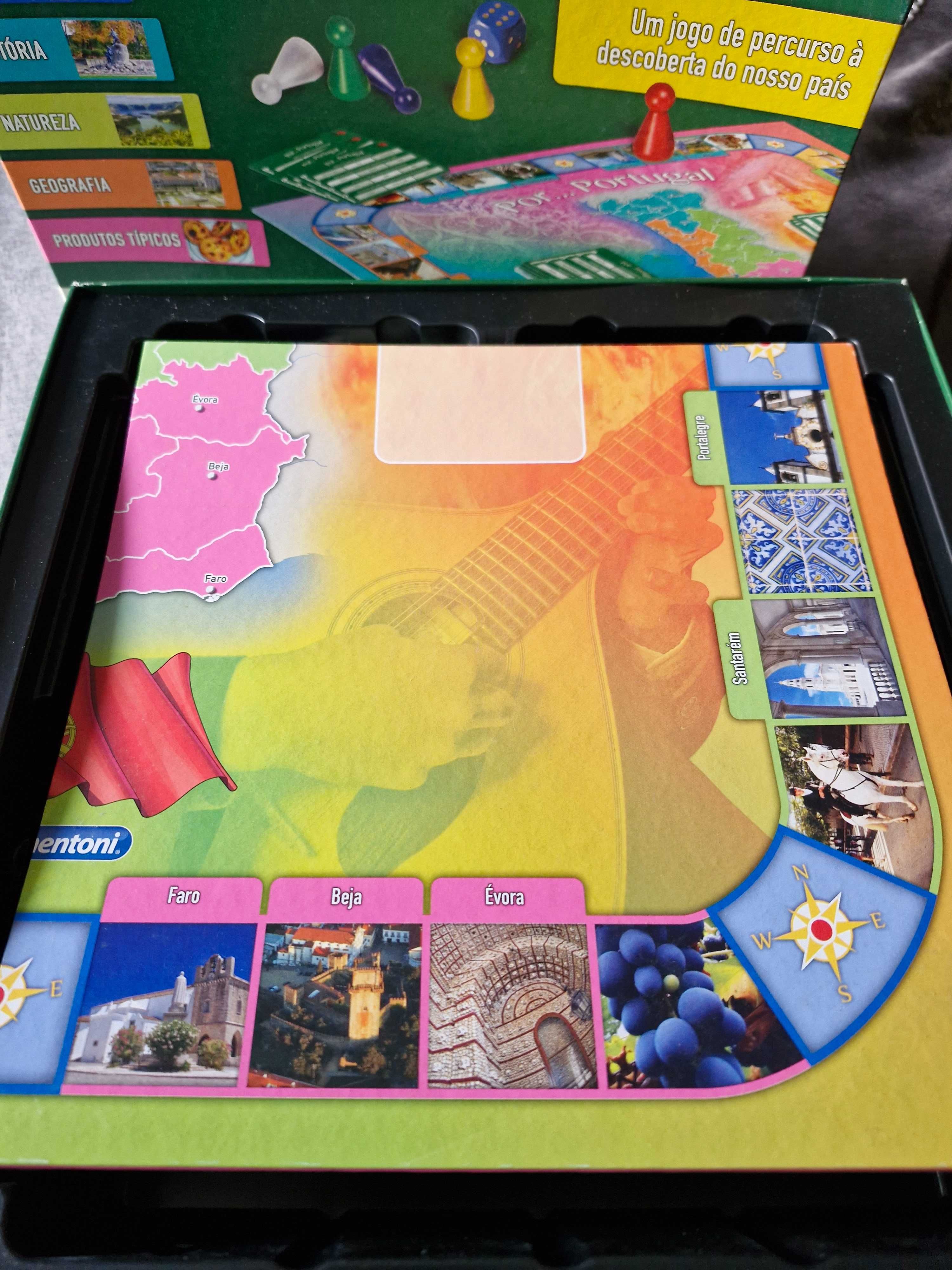 Jogo tabuleiro "Por Portugal"