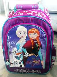 Plecak szkolny Kraina Lodu Frozen Anna i Elsa z Olafem dla dziewczynki
