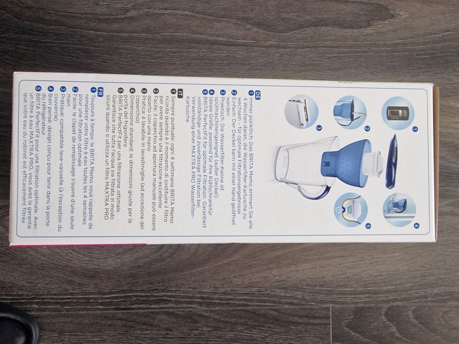 Nowy dzbanek filtrujący BRITA marella 2.4l + 3 wkłady- biały ORYGINAŁ