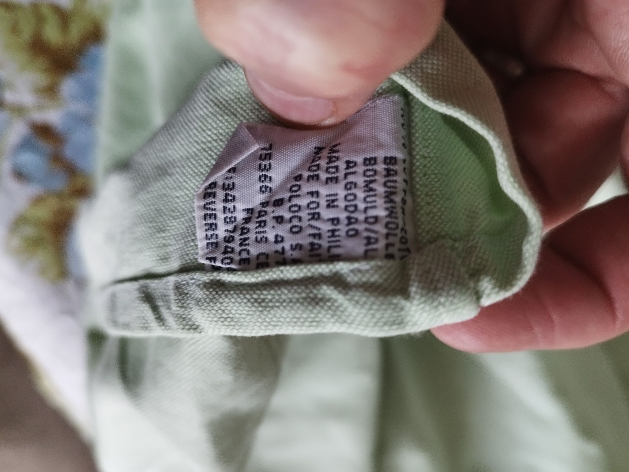 Koszula gładka Polo Ralph Lauren'a w kolorze seledynowym.