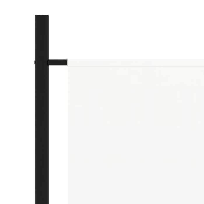 vidaXL Parawan 3-panelowy, kremowy, 260 x 180 cm