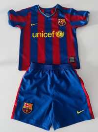 Strój dziecięcy Komplet koszulka plus spodenki FC Barcelona 80-86