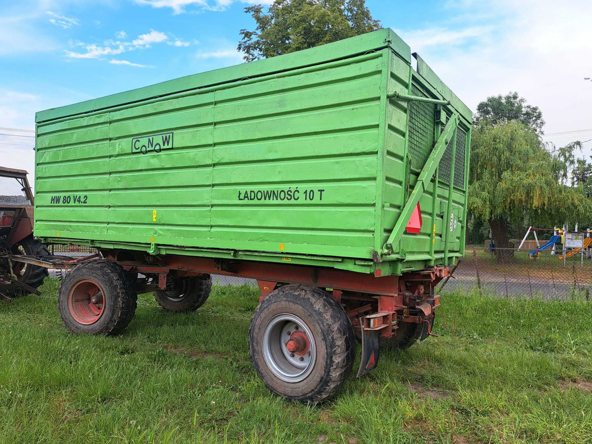 Przyczepa HW8011, HL8011, IFA, objętościowa do zielonki