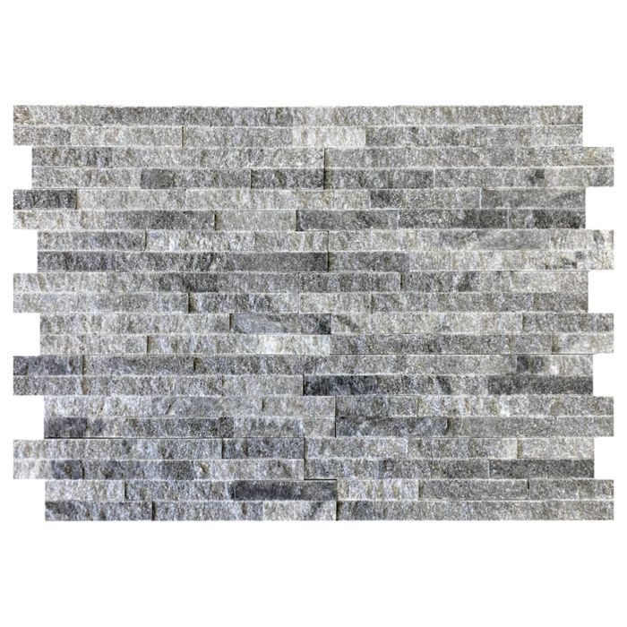 Panel ścienny Marmur Cloudy Black 10x36 Kamień Naturalny Elewacyjny
