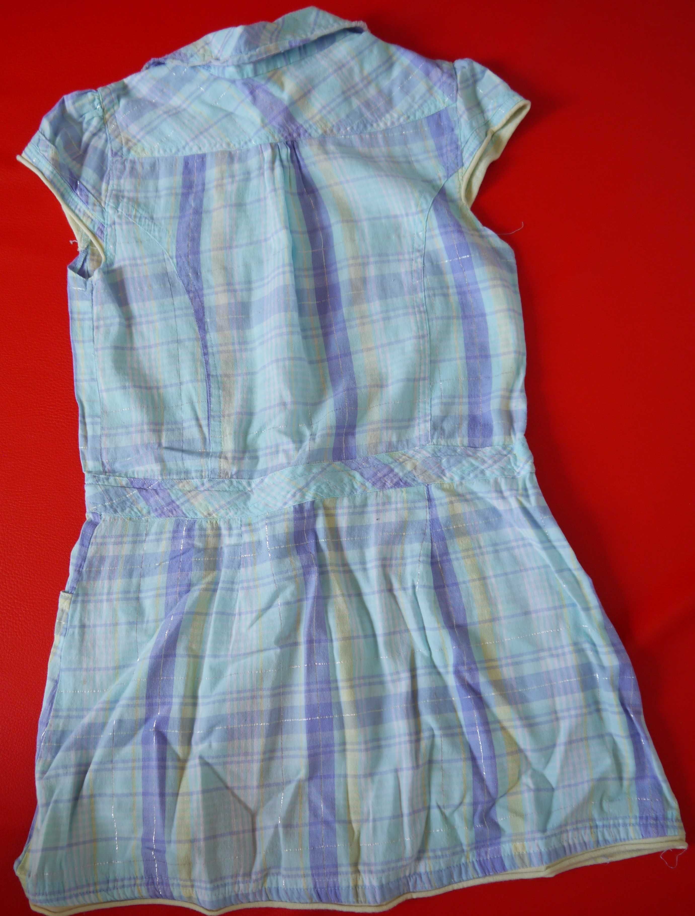 Sukienka na lato dla dziewczynki roz.122-128 - śliczności :)