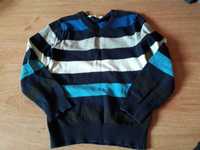 sweter w paski H&M 122/128