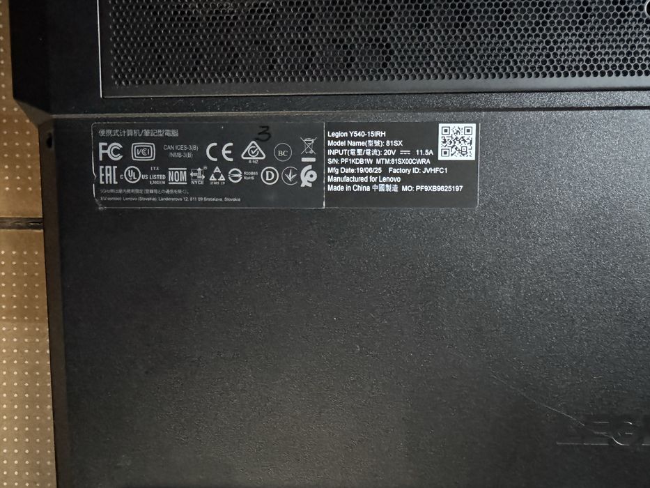 Ноутбук Lenovo Legion Не дорого