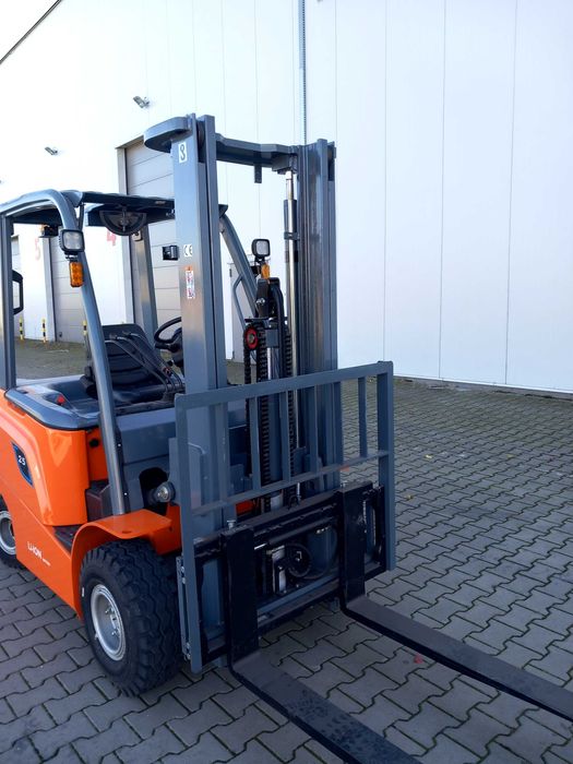 Wózek Widłowy Elektryczny 2,5t Maszt 3,3m Wolny Skok Bateria Lit-Jon