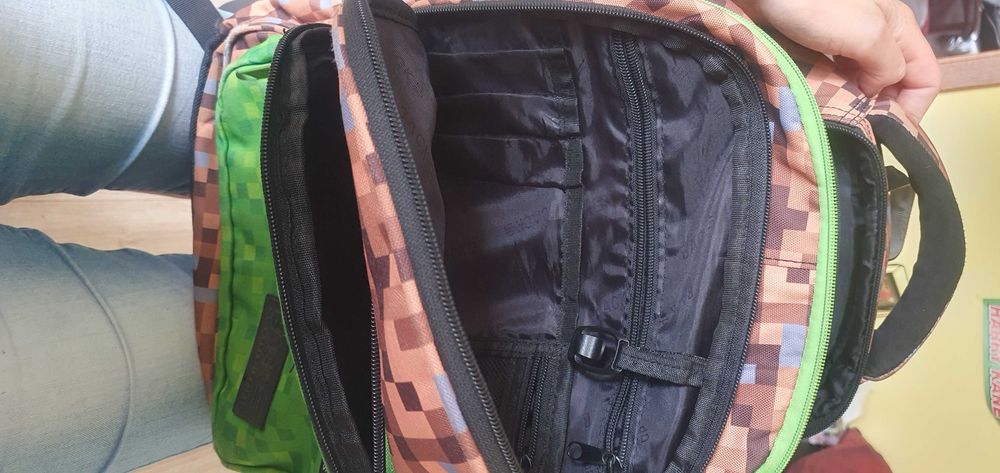 Plecak szkolny BACKUP minecraft 4-komorowy