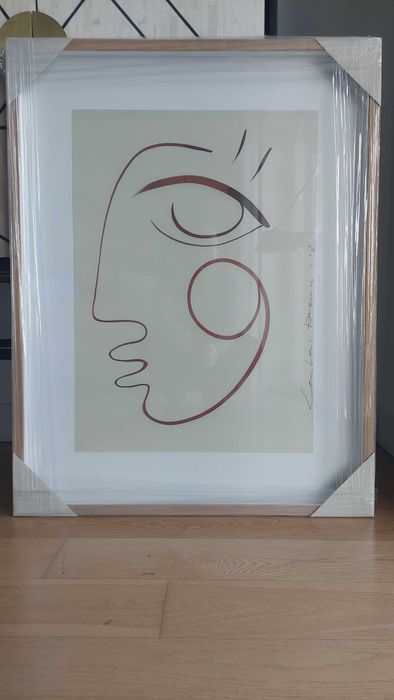 Quadro em madeira c/serigrafia da paper colletive da Area store - NOVO