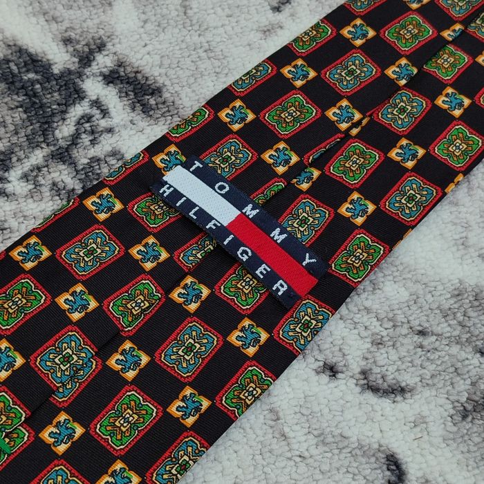 Tommy Hilfiger вінтажна шовкова краватка Томмі Хелфігер