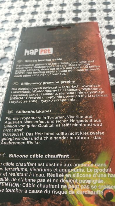 Przewod grzejny terra line hap pet