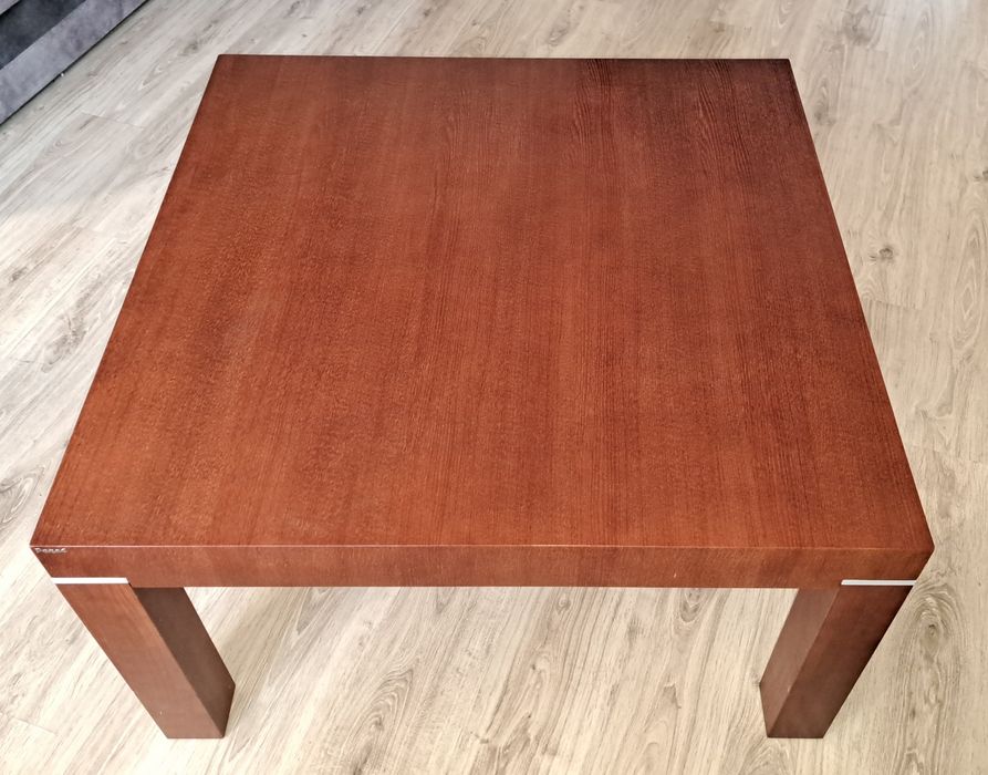 Ława dębowa do salonu 100x100cm