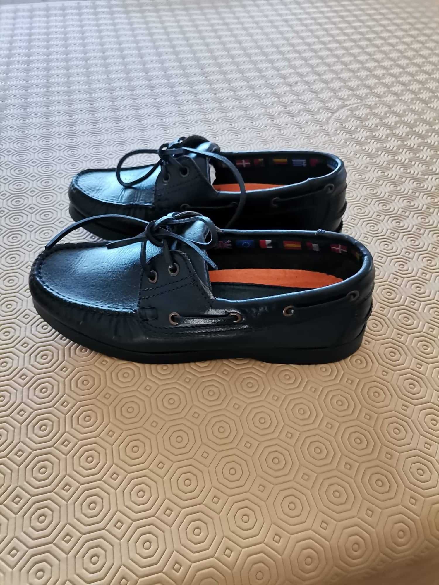 Sapato Mocassin Azul Marinho