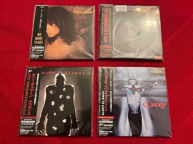 OZZY OSBOURNE Caixa com 12 CDs Edição Japão 2007